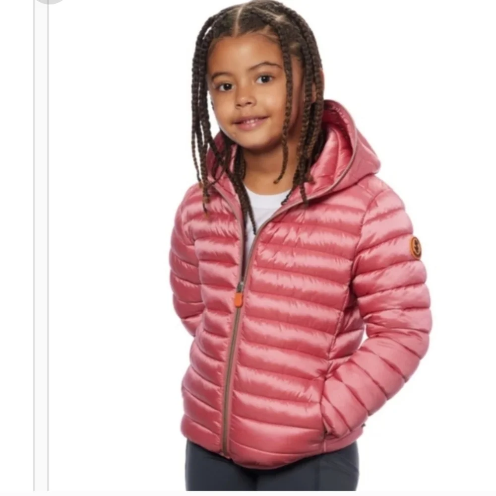 Kids’ Lightweight Puffer JacketNWT | Blue Hooded Coat | Warm Synthetic Down |
